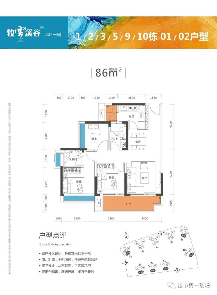 官网售楼处：牧云溪谷·和悦府在推1、8、9栋77-134㎡，备案均价2.1万/㎡带装修-真的房房产网